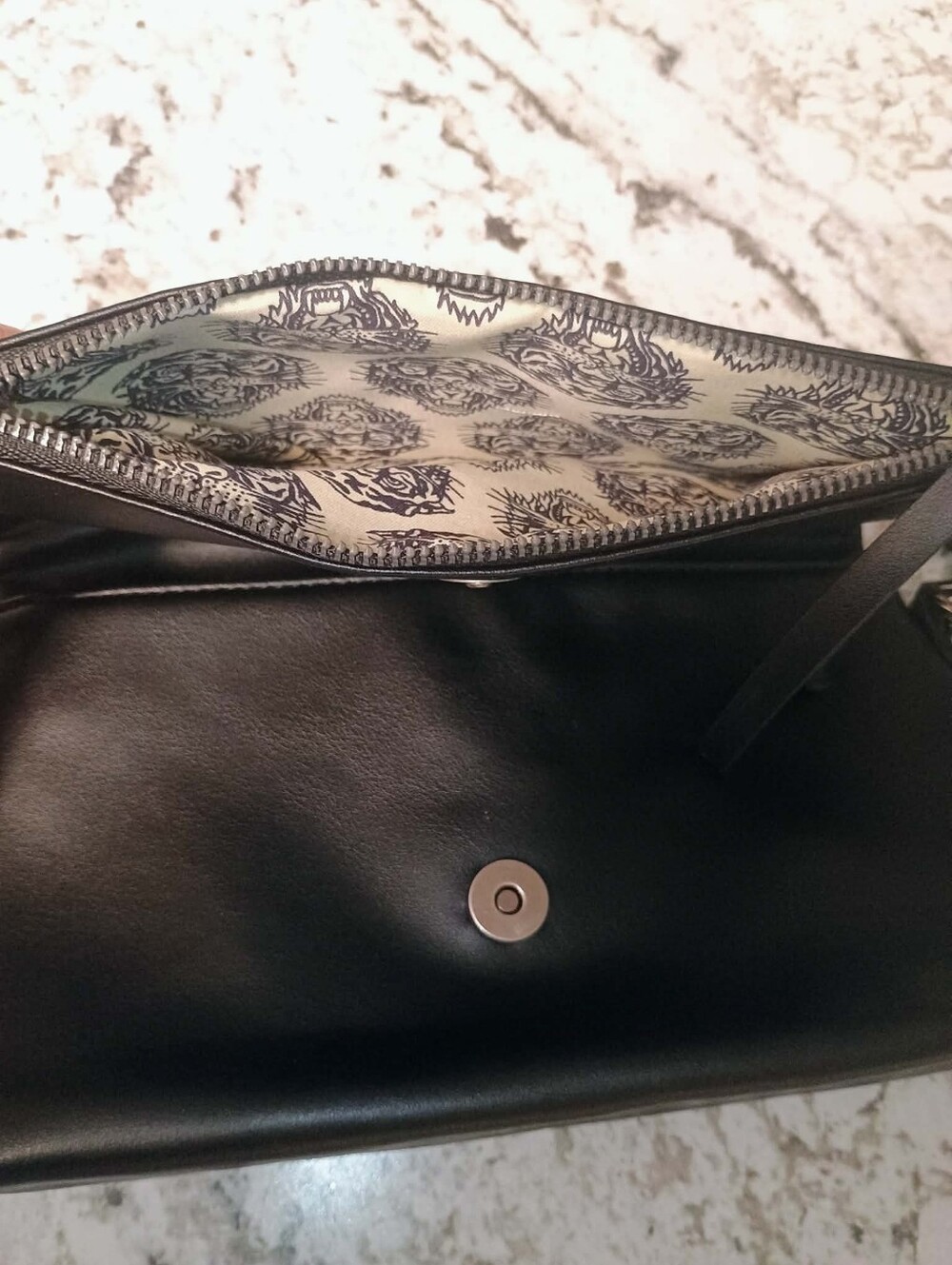 Ed Hardy Edgy Clutch Shoulder Bag With Removable Strap, NWT - Picture 8 of 8